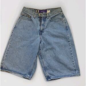 Levi's Silver Tab baggy denim shorts SZ 29 13" inseam light wash Y2K VTG 2002